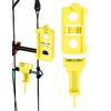 THREE ARCHERS Archery Bow Tuning and Mounting String Level Combo Kit for Compound Bows (Yellow)
