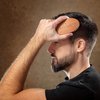 ZilberHaar - Men's Slanted Bristle Hair and Beard Brush - Natural Boar and Pearwood Military Style