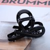 Iaceble Black Hair Claw Clip Medium Plastic Hair Claw Clips Non Slip Hair Claws Clamp Thick Curly Hair Claw Geometric Hair Claw Decorative Hair Accessories for Women Daily Headdress