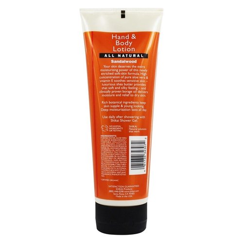 Shikai - Hand & Body Lotion Sandalwood - 8 oz.(Pack of 2)