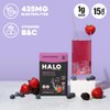 HALO Hydration - Electrolyte Drink Mix | Hydration Powder Packets | Berry Flavor – For Sports and Cycling | Easy Open Single Serving Stick | 6 Sticks