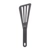 Matfer Bourgeat Exoglass® High Temperature Pelton Slotted Spatula, Professional Fish Turner, Safe for Nonstick Pans, Grey
