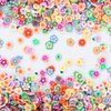 HOCIBES 5000PCS Polymer Clay Slices ,Cute Fimo Slices ,3D Polymer Clay Nail Art Decoration Slices , Flower Slices for Nail Art ,Slime Add Ins Decoration and Diy Craft (Flower)