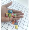 Nuanmu Miniature Drink Bottles Snacks Food Cake Dollhouse Decorations Pretend Play Kitchen Game Party Toys (Snack 10pcs)