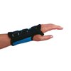 Rolyan D-Ring Left Wrist Brace, Size Small Fits Wrists 5.75"-6.5", 6.5" Regular Length Support, Teal Brace with Straps and D-Ring Connectors to Secure and Stabilize Hands and Wrists