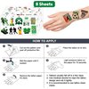 90 PCS Soccer Ball Temporary Tattoos Sticker Football, Sports Themed Birthday Party Decorations Supplies Favors Gifts Girls Boys Europa, World Cup Cute Tattoo School Reward Game