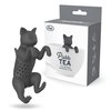 Genuine Fred, PURRTEA, Black Cat Reusable Silicone Tea Infuser, Black, Fun Gift for Tea Lovers, Clever Kitchen Gadget