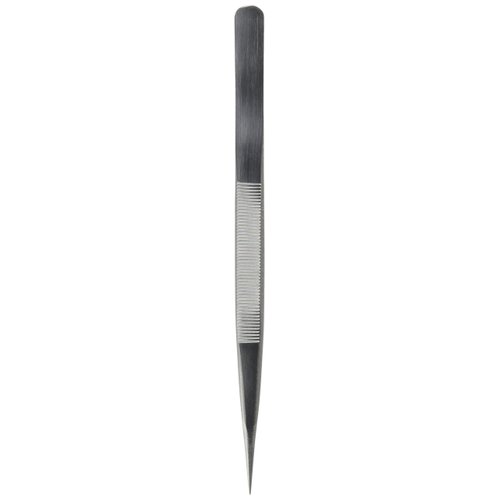 6.5" Stainless Steel Tweezers with Serrated Jaws