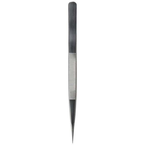 6.5" Stainless Steel Tweezers with Serrated Jaws