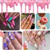 BAIYIYI 50PCS 3D Dessert Nail Charms Mixed Kawaii Donuts Dessert Ice Cream Cake Resin Nail Art Charms Flatback Slime Resin Charms for Acrylic Nails DIY Craft Accessories