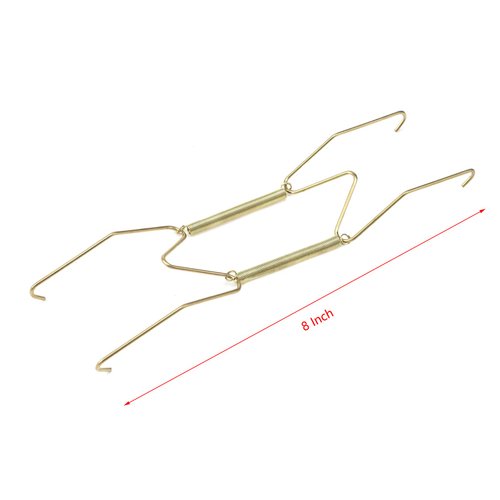 KUMGROT 6pcs Plate Hangers Decorative Wire Plate Hangers Holders Wall Plate Hangers Wall Hooks for Decorative Plates Arts 8 Inch