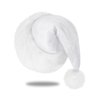 Eoocan Santa Hat, Santa Hat for Kids, Unisex Velvet Comfort White Christmas Hats Extra Thicken Classic Plush for Christmas New Year Festive Holiday Party Supplies
