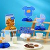 Sonwyoung 12 Pcs Milk and Cookies 1st Birthday Party Decorations Milk and Cookie Table Decor Baby Shower Happy Birthday Honeycomb Centerpieces Table Decorations for 1st Birthday Party Supplies