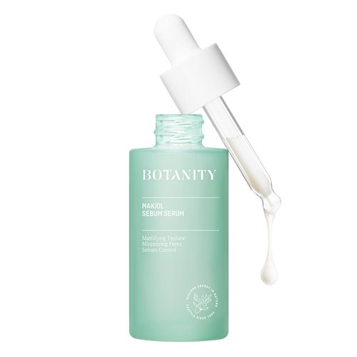 BOTANITY Makiol Serum: Oil-control, hydration boost, pore minimizer, non-greasy formula, Korean skincare for acne-prone and oily skin, Cruelty-free, 1.69 fl oz.