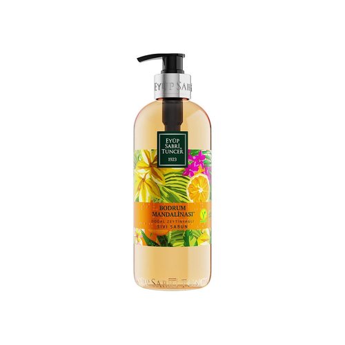 EST 1923 Eyup Sabri Tuncer Natural Soap Series (Foam Bodrum Mandarin-Natural Olive Oil, 500ml)