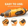 Sharp Pebble Electric Chainsaw Sharpener Kit - Comes with Chain Saw Sharpener Tool, 4 File Size Diamond Sharpening Wheels, Angle Attachment, Wrench & eBook.