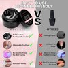 Makartt Solid Nail Glue Gel for Press On Nails- Strong Clear Acrylic Nail Tips Solid Gel Nail Glue for Fake Nails Soft Gel Nail Tips Solid Hard Gel for Nails Nail Art DIY Home 15ML UV Light Cured