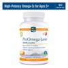 Nordic Naturals ProOmega Junior - Fish Oil, 340 mg EPA, 245 mg DHA, Support for Healthy Neurological, Nervous System, Eye, and Immune System Development*, Strawberry Flavor, 90 Soft Gels