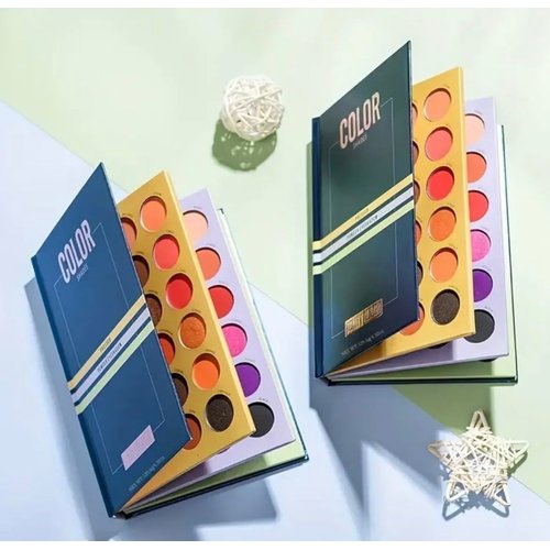Generic Majical Book of Beauty Makeup Palette, 72 Colors, 3-Layer Folding Book, Eyeshadow Palette, Long Lasting