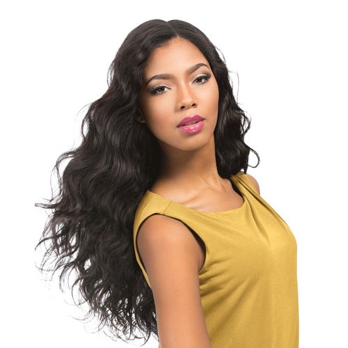 Sensationnel Empire Bodywave weave hair - virgin Human hair extensions Yaki texture hair for weaving and sew in styles - BODY WAVE WVG 1 pack (12 inch, T1B/27)