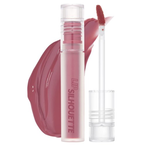I'M MEME Lip Silhouette Gloss Tint -10 Mauve Chiffon | Best Tinted Lip Gloss, Highly Pigmented, Long Lasting, Hydrating & Moisturizing, Light-weight, Glossy Finish, Buildable, 4g