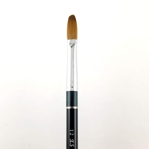 X5 Super Kolinsky England Acrylic Nail Brush (Size #12 Crimped)