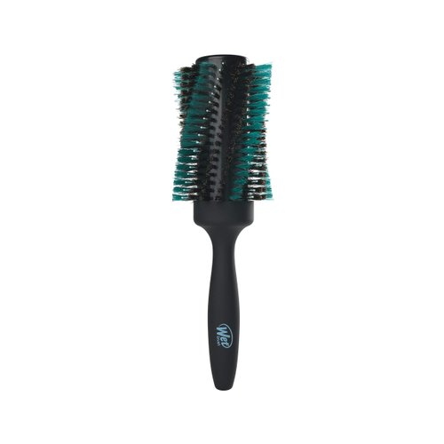 Wet Brush Smooth & Shine Round Brush - For Thick to Coarse Hair - A Perfect Blow Out with Less Pain, Effort and Breakage - Spiral Bristle Design Creates Smoother Styles, Black