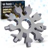 20-in-1 Snowflake Multi Mini Tools Gifts for Men Christmas Stocking Stuffers for Men Adults Women Pocket Size Gadgets Screwdriver Wrench Bottle Opener