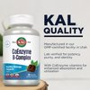KAL CoEnzyme Vitamin B Complex, Chewable B Vitamins for Healthy Energy, Red Blood Cell and Nerve Function Support w/Vitamin B12, B6, Folic Acid, Natural Cocoa Mint, Vegan, Sugar Free, 30 Serv, 60ct