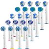 Replacement Brush Heads Compatible with Oral B Braun –20 Pack of 4 Sensitive, 4 Floss, 4 Precision, 4 Cross, 4 Polishing- Fits Oralb Electric Toothbrush 7000 Pro 1000 9600 Kids Action Etc.
