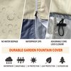 SOKINGCOVER Garden Fountain Cover 36"x42" Weatherproof Fountain Cover for Winter 420D Waterproof Oxford Cloth, Weather Resistance
