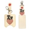 Cat and Dog Heart Hand Sanitizer Holder and/or Lip Balm Holder