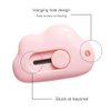 QAQE Mini Cloud Portable Box Cutter,Retractable Utility Knife, DIY Small Retractable Paper Knife, School Stationery Cute Paper Cutter for Packages, Letters and Cardboard Boxes Opening White One-size