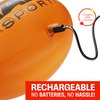 Rechargeable Light Up Football - Glow in The Dark Ball - NO 6 - Outdoor Sports Birthday Gifts for Boys 8-15+ Year Old - Kids Teenage Youth Gift Ideas - Boy Toys Stuff Ages 8 9 10 11 12 13 14 15
