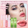 DWDiWen 4 Pcs Shiny Lip Gloss Set,Non-sticky Long Lasting Moisturizing Lip Glow Oil Makeup Set with 2 Aloe Vera Color Changing Lipsticks for Women,Tinted Lip Balm & Lip Plumping Lip Gloss Set