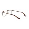 Ray-Ban RX6519 Olympian IX Square Prescription Eyeglass Frames, Medium Brown/Demo Lens, 52 mm