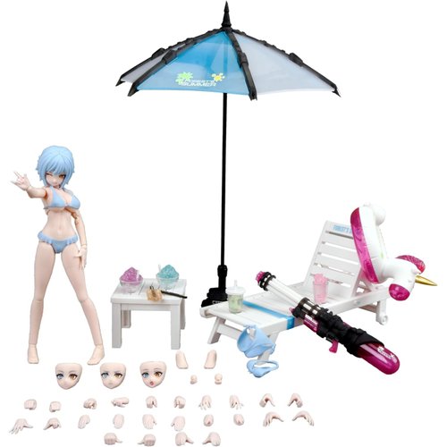 HiPlay Nuke Matrix Plastic Model Kits: Forest's Summer: Vivienne Hayha Swimsuit Ver. Mecha Musume, Anime Style Collectible Action Figures