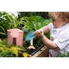 Kinderific Gardening Set, Tool Kit, for Kids, STEM, Includes Tote Bag, Spade, Watering Can, Rake, Fork, Trowel and Gloves (Floral)