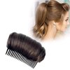 1Pcs Volume Hair Base Invisible Pad Bump It Up Hair Styling Clip Bun Maker Insert Tool Multi-functional Accessories with Comb for Women Girls