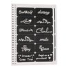 ZJchao Temporary Stencils, Airbrush Templates, 97 Patterns Waterproof Reusable Portable Temporary Tattoos Body Art Painting Templates
