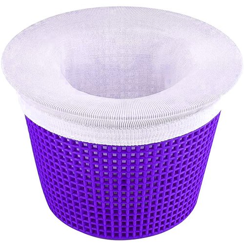 WISHDIAM 40 Pack Pool Skimmer Socks for Filters Baskets/Hot Tub Filter, Works Perfect with The Surface Skimmer for Inground and Above Ground Pool, Swimming Pool Accessories for Adults Kids