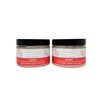 Aromatherapy ENERGY GUAVA + ORANGE Sea Salt Body Scrub - Lot of 2 - Full Size