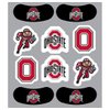 Ohio – Waterless Peel & Stick Temporary Tattoos – 10-Piece Combo – 6 Spirit Tattoos & 4 Eye Strips