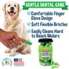 Bodhi Dog Finger Toothbrush for Dogs & Cats | Puppy Toothbrush with Soft & Flexible Silicone Bristles for Pet Dental Care | Easy Teeth Cleaning Dog Finger Toothbrush, 50 Count