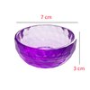 mollensiuer 3 Pieces Acrylic Crystal Facial Mask Mixing Bowl Facial Mud Bowl DIY Stirring Bowls Face Skin Applicator Bowl