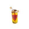 Fox Run 7050 Run Grape Motif Oil and Vinegar Cruet Dispenser Bottle, Clear Borosilicate Glass