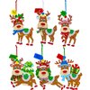Winlyn 24 Sets Christmas Craft Kits Winter Crafts DIY Xmas Reindeer Ornaments Decorations Festive Foam Stickers Christmas Arts and Crafts for Kids Holiday Home Classroom Art Activities Party Favors