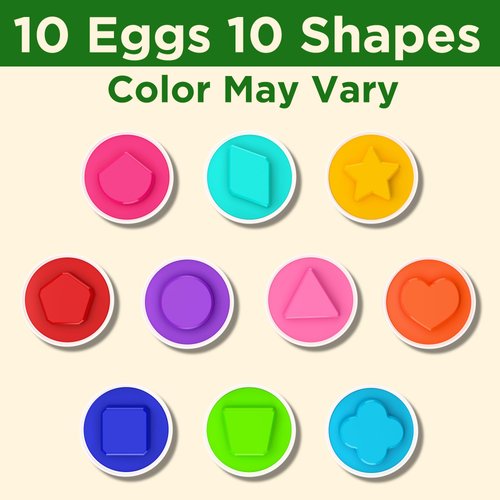 iPlay, iLearn Toddler Dinosaur Matching Egg Toy, Kids Learning Montessori Color Shape Sorter Puzzle, Baby Fine Motor Educational Travel Game, Active Birthday Gifts 18 Month 2 3 4 Years Infant Girl Boy