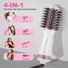 Dual Voltage Hair Dryer Brush,Travel Hair Dryer Brush,Hair Dryer Brush,Blow Dryer Brush,Small Hair Dryer Brush,4 in 1 Hair Dryer and Styler Volumizer,110V-120V/220V-240V