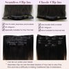 LaaVoo Seamless Clip in Hair Extensions Black Ombre Seamless Clip in Hair Extensions Real Human Hair Natural Black To Brown Balayage Caramel Blonde PU Clip in Hair Extensions 16 Inch 110g 7pcs